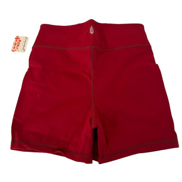 Free People FP Movement Wave Rider Shorts / Red Grape S Activewear NWT - Picture 2 of 10